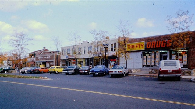 Main St Newington  Thrifty Drug 1980s